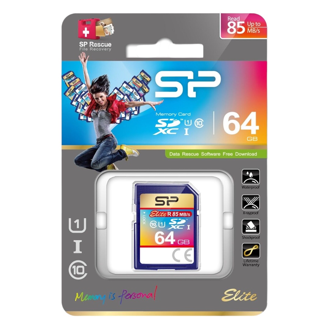 SP Elite SDHC Card 64GB	